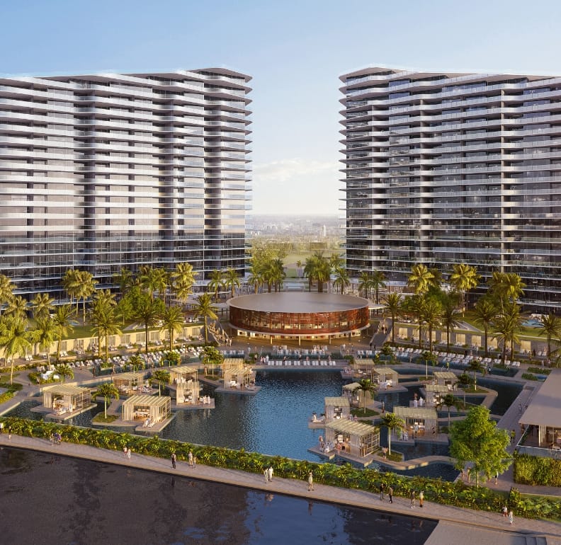 The North and South Towers of The Ritz Carlton Residences, Estero Bay border a world filled with exciting amenities such as The Oasis, three pools and the adjacent Saltleaf Marina